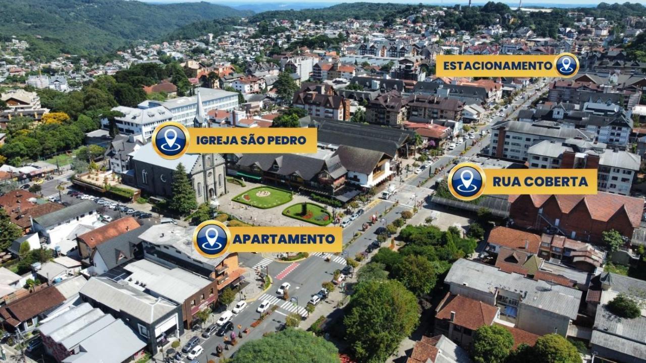 Apartament Apartamento Oppitz - No Coracao De Gramado Junto Da Rua Coberta Zewnętrze zdjęcie